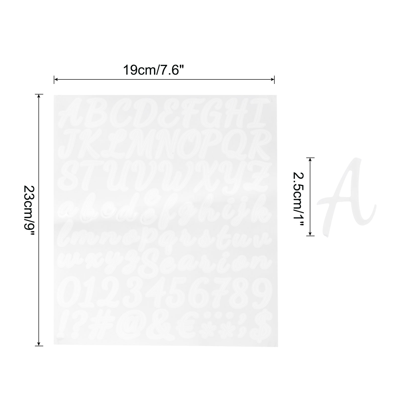 12Sheets Vinyl Letter Stickers - Art Craft Notebook บทวิจารณ์และราคา