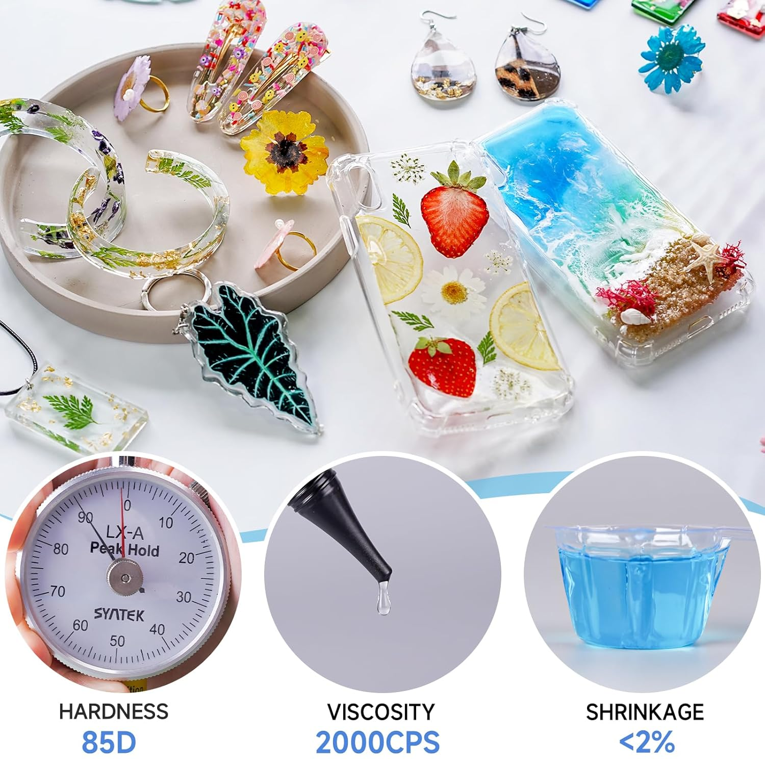 UV Resin,Crystal Clear,Hard UV - Art Craft Glue บทวิจารณ์และราคา