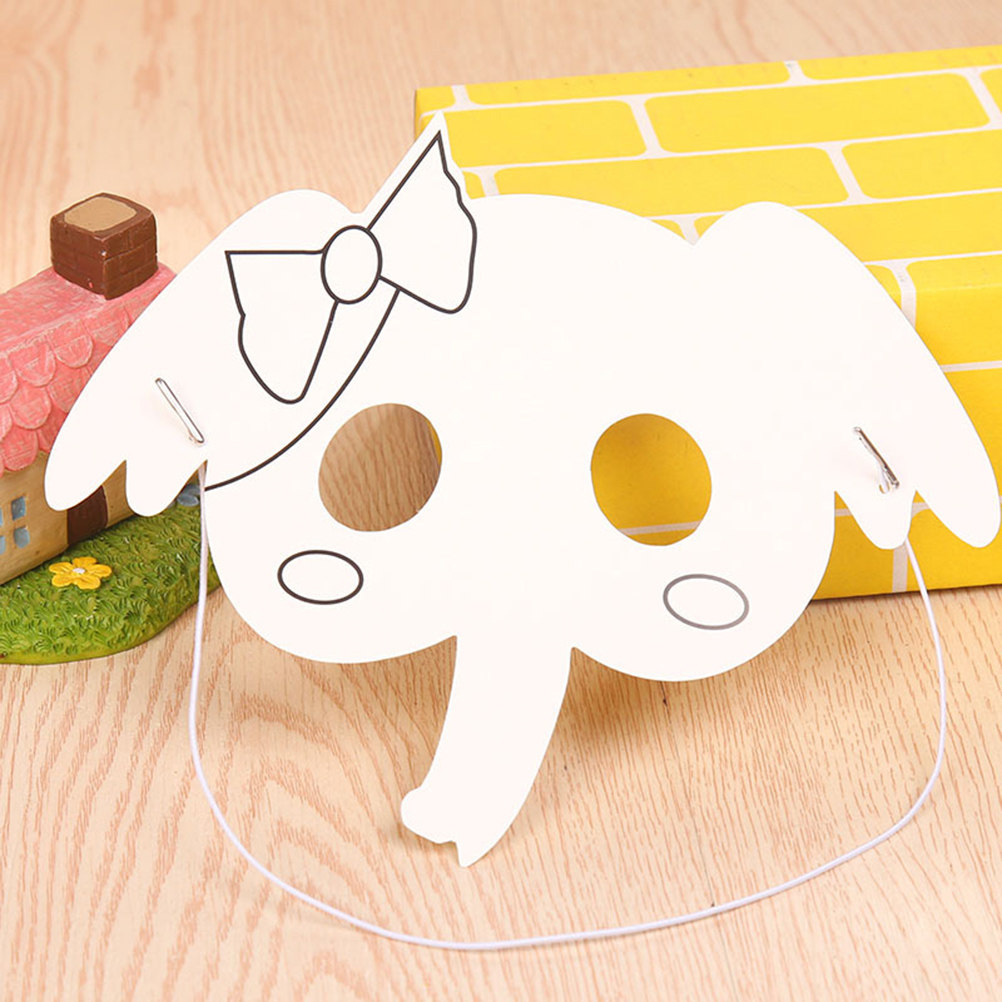 24Pcs Animal Mask Set Blank Pa - Art Craft Rabbit บทวิจารณ์และราคา