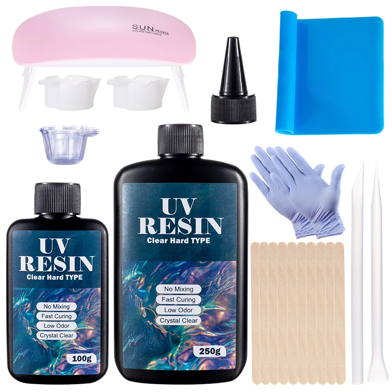 Hard UV Resin Glue Kit Fast Cu - Art Craft Glue บทวิจารณ์และราคา