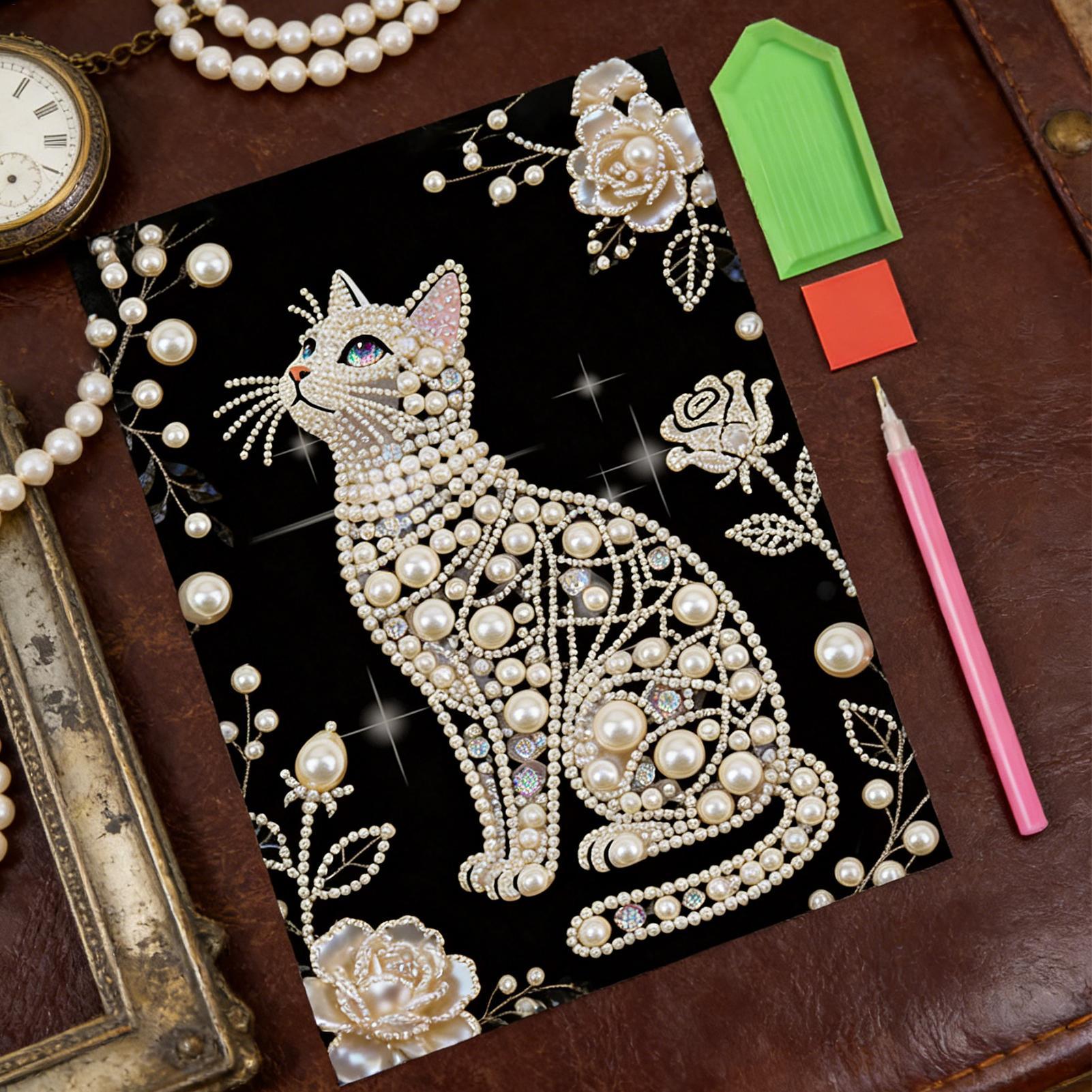 Cat Shape Pearl Painting Kits  - Art And Craft For Mother'S Day บทวิจารณ์และราคา