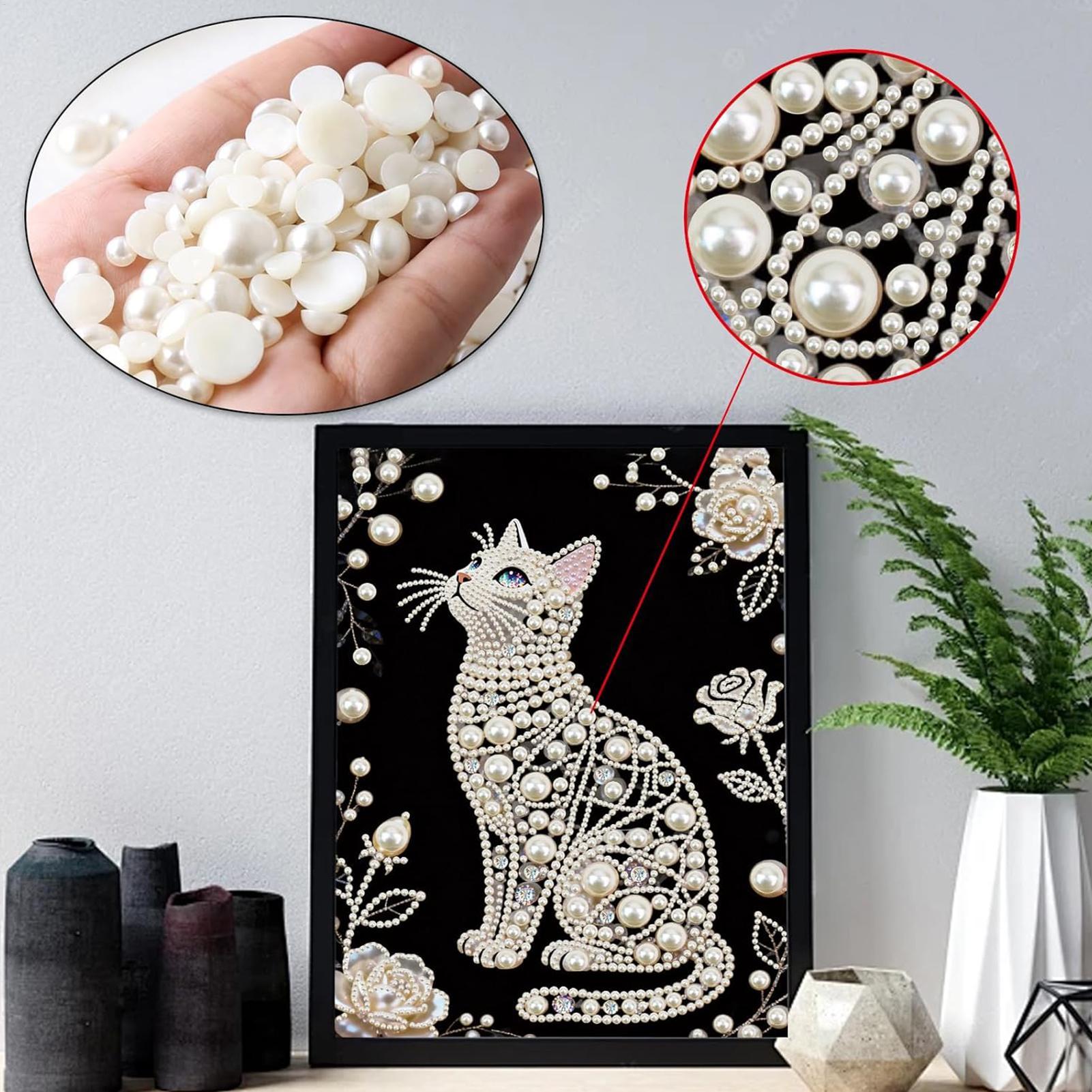 Cat Shape Pearl Painting Kits  - Art And Craft For Mother'S Day บทวิจารณ์และราคา