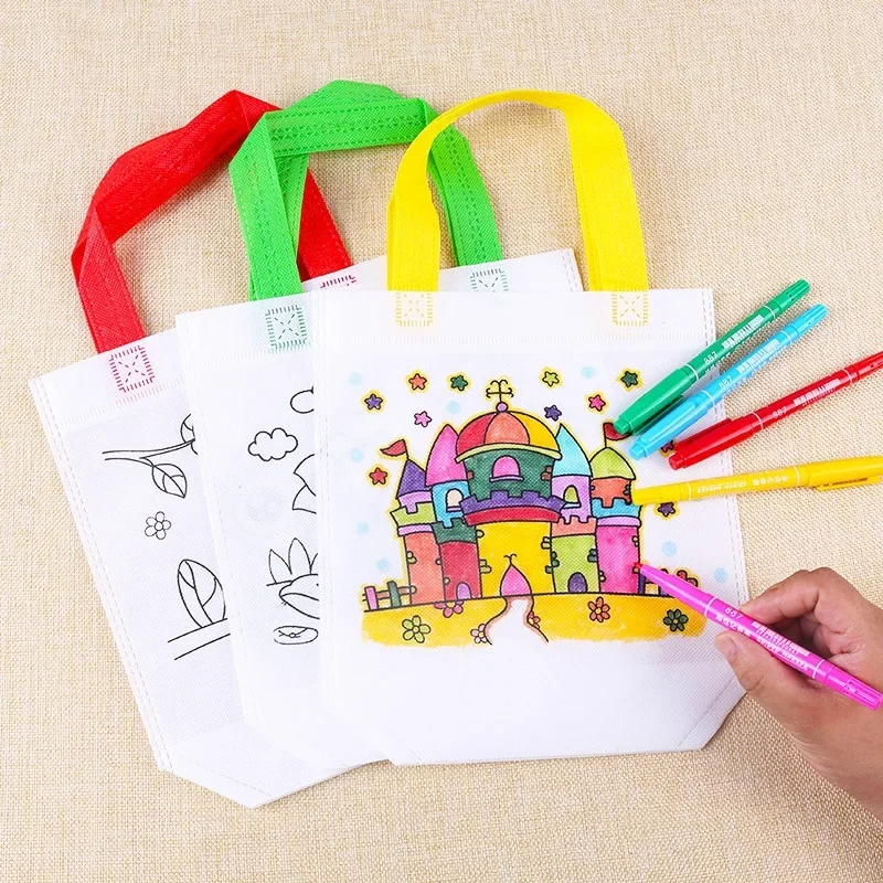 1-10pcs Sets DIY Graffiti Bag  - Art Craft Notebook บทวิจารณ์และราคา