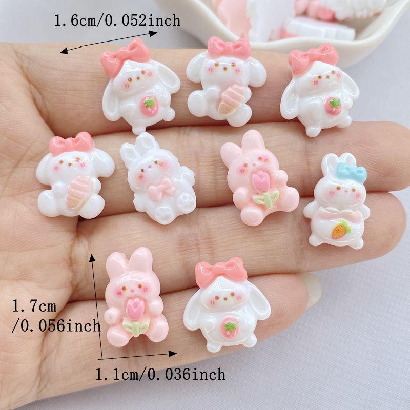 20Pcs New Mixed Nail Art Resin - Art Craft Rabbit บทวิจารณ์และราคา