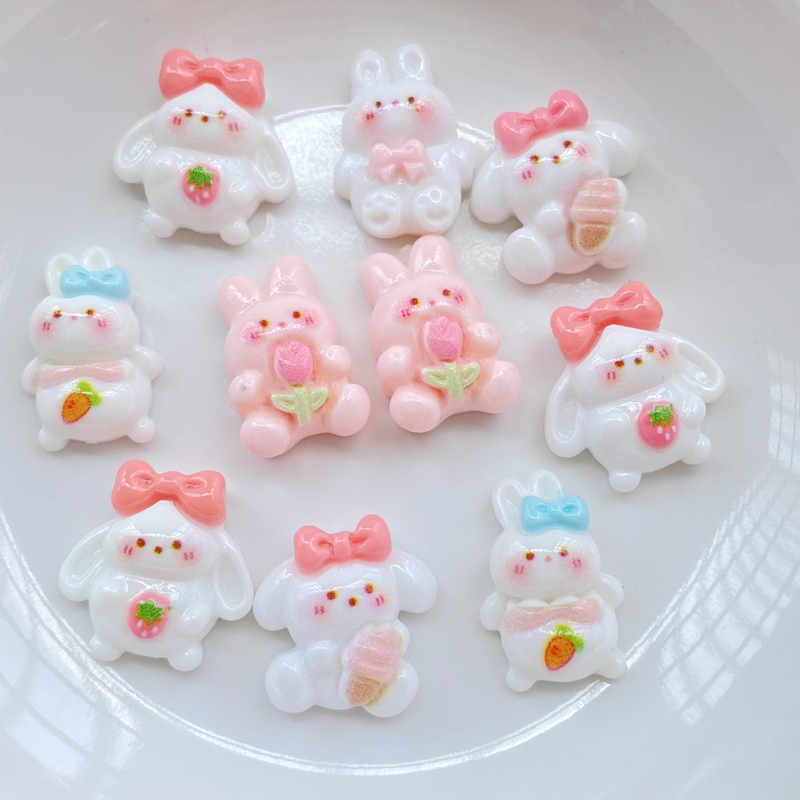 20Pcs New Mixed Nail Art Resin - Art Craft Rabbit บทวิจารณ์และราคา