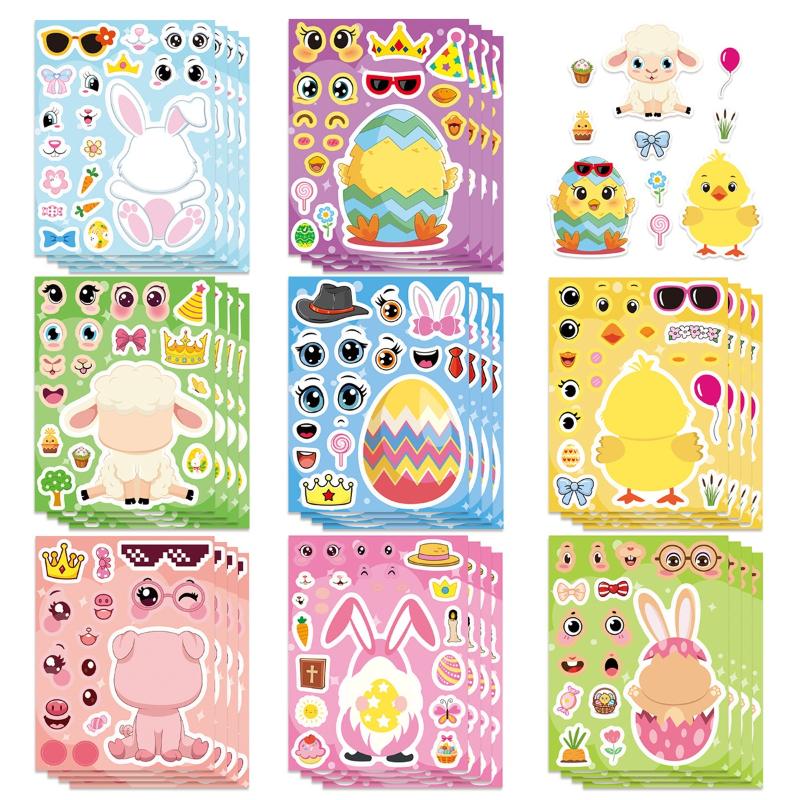 DIY Cartoon Easter Egg Puzzle  - Art Craft Rabbit บทวิจารณ์และราคา