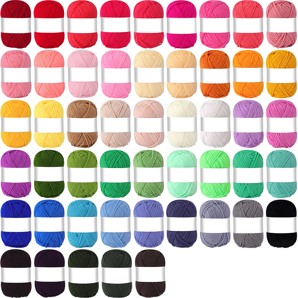 50pcs/set Soft Yarns Set, Dura - Art Craft Blend บทวิจารณ์และราคา