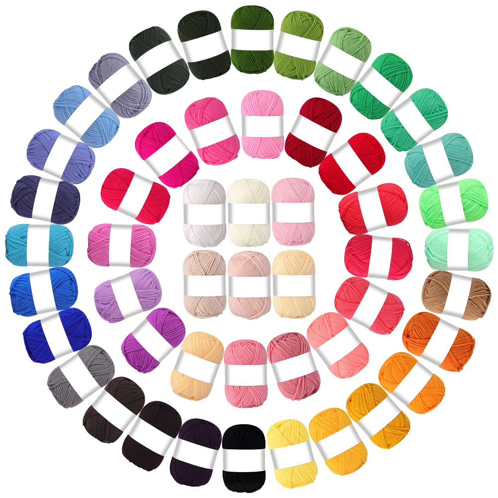 50pcs/set Soft Yarns Set, Dura - Art Craft Blend บทวิจารณ์และราคา