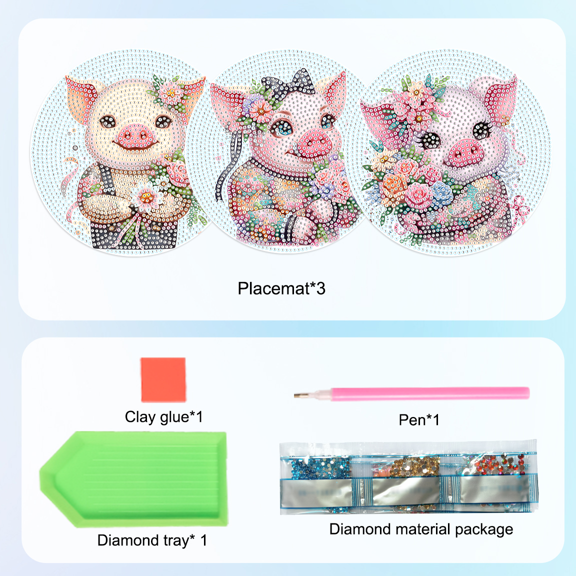 3Pcs Diamond Art Painting Plac - Art Craft Home บทวิจารณ์และราคา