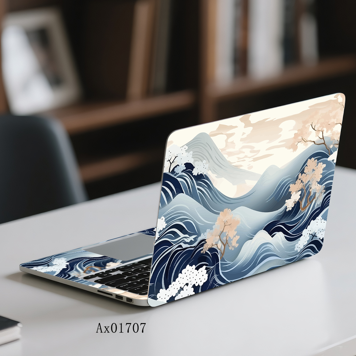 Minimalist Mountain Wave Lapto - Art Craft Notebook บทวิจารณ์และราคา