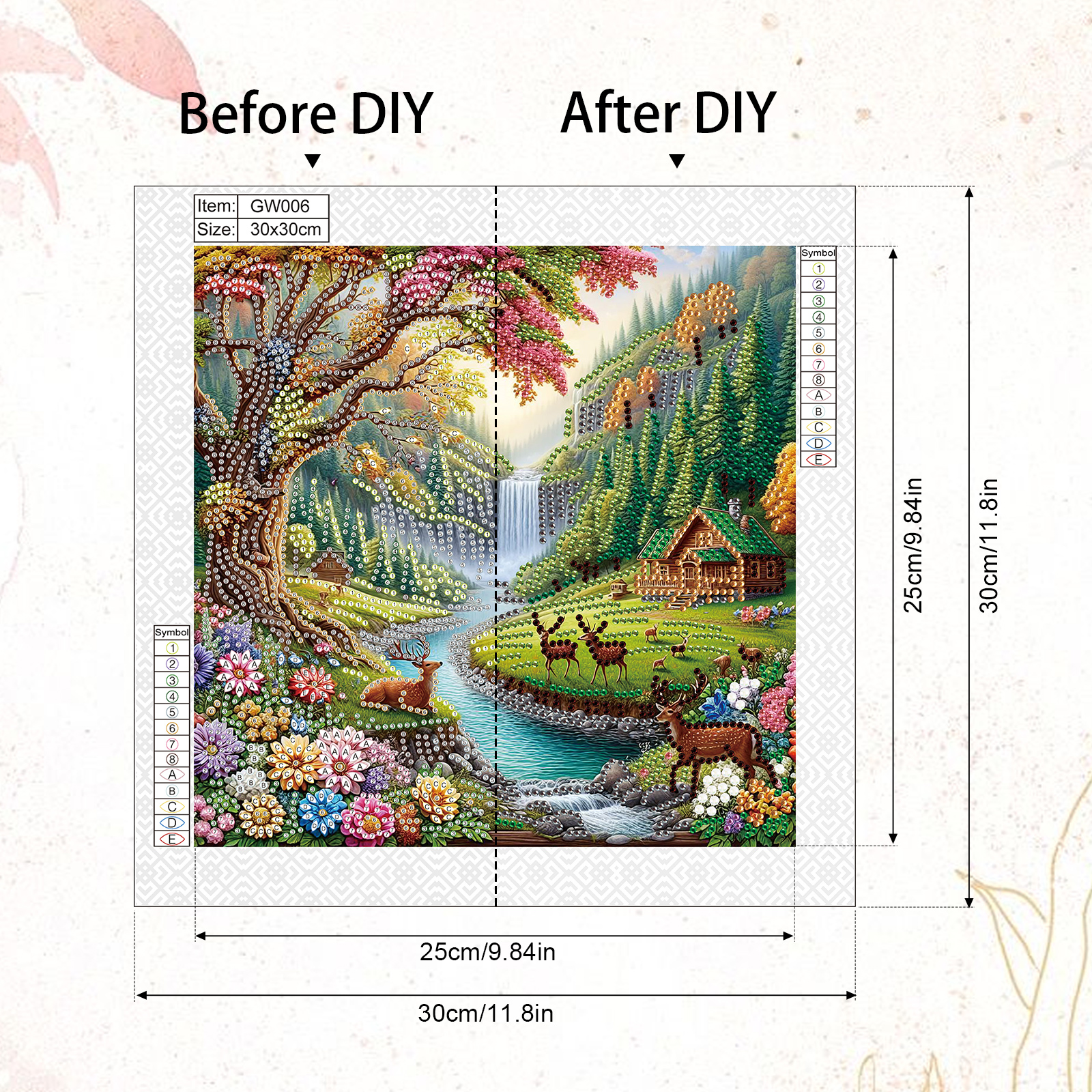 5D DIY Diamond Painting Kit De - Art Craft Home บทวิจารณ์และราคา