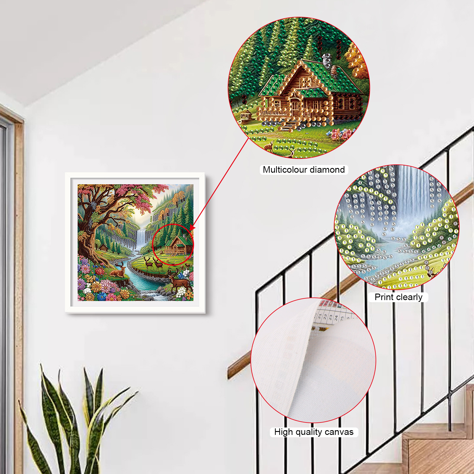 5D DIY Diamond Painting Kit De - Art Craft Home บทวิจารณ์และราคา