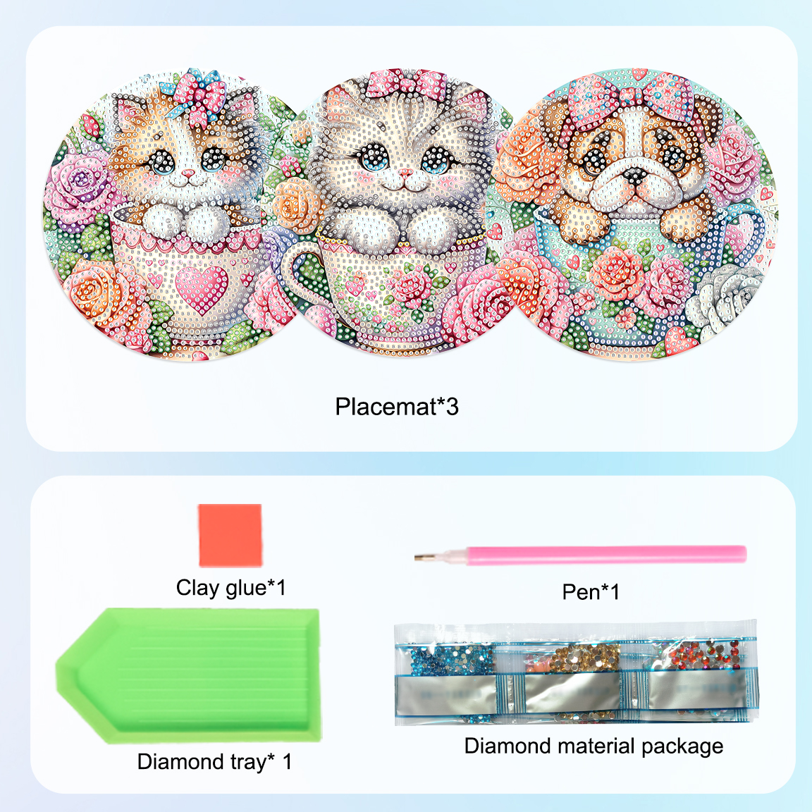 3Pcs Diamond Art Painting Plac - Art Craft Home บทวิจารณ์และราคา