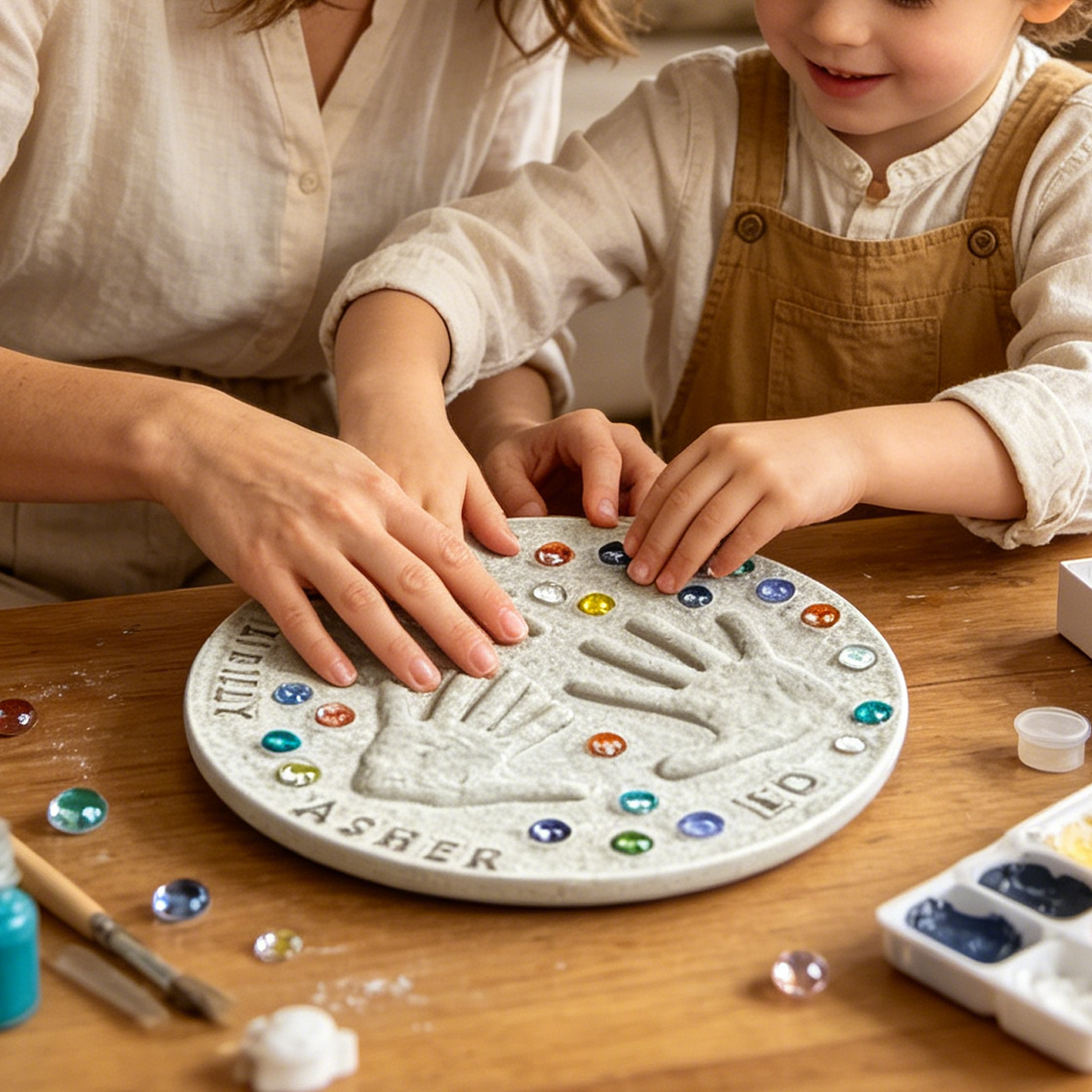 Mother Day Handprint Craft Kit - Art And Craft For Mother'S Day บทวิจารณ์และราคา