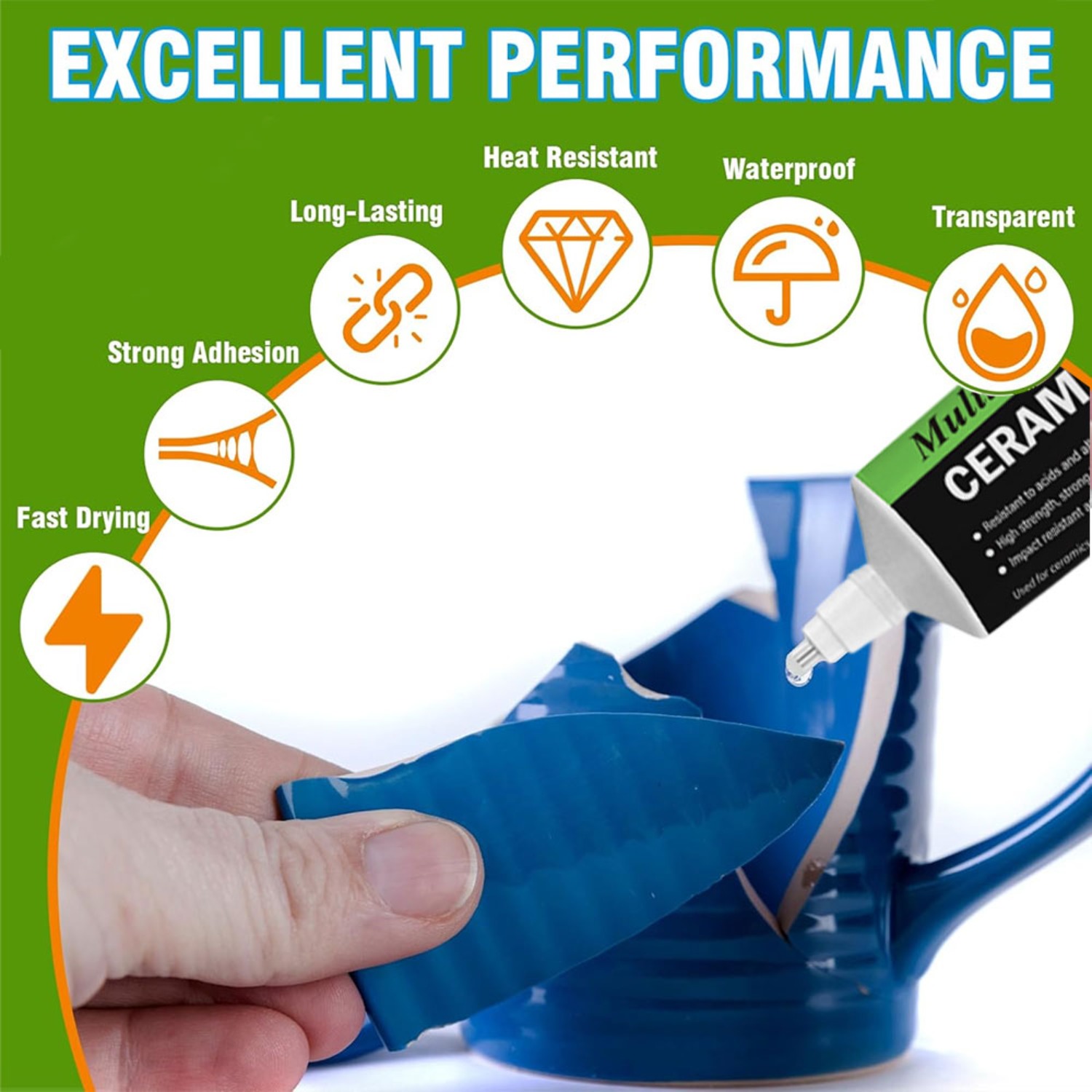 Ceramic Repair Glue Ultra-Stro - Art Craft Glue บทวิจารณ์และราคา