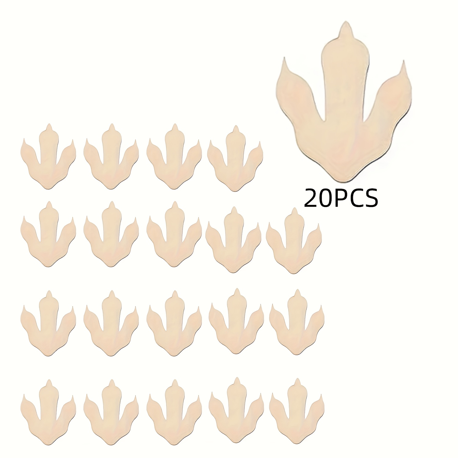 10/20 Pieces Wooden Dinosaur F - Dinosaur And Craft บทวิจารณ์และราคา