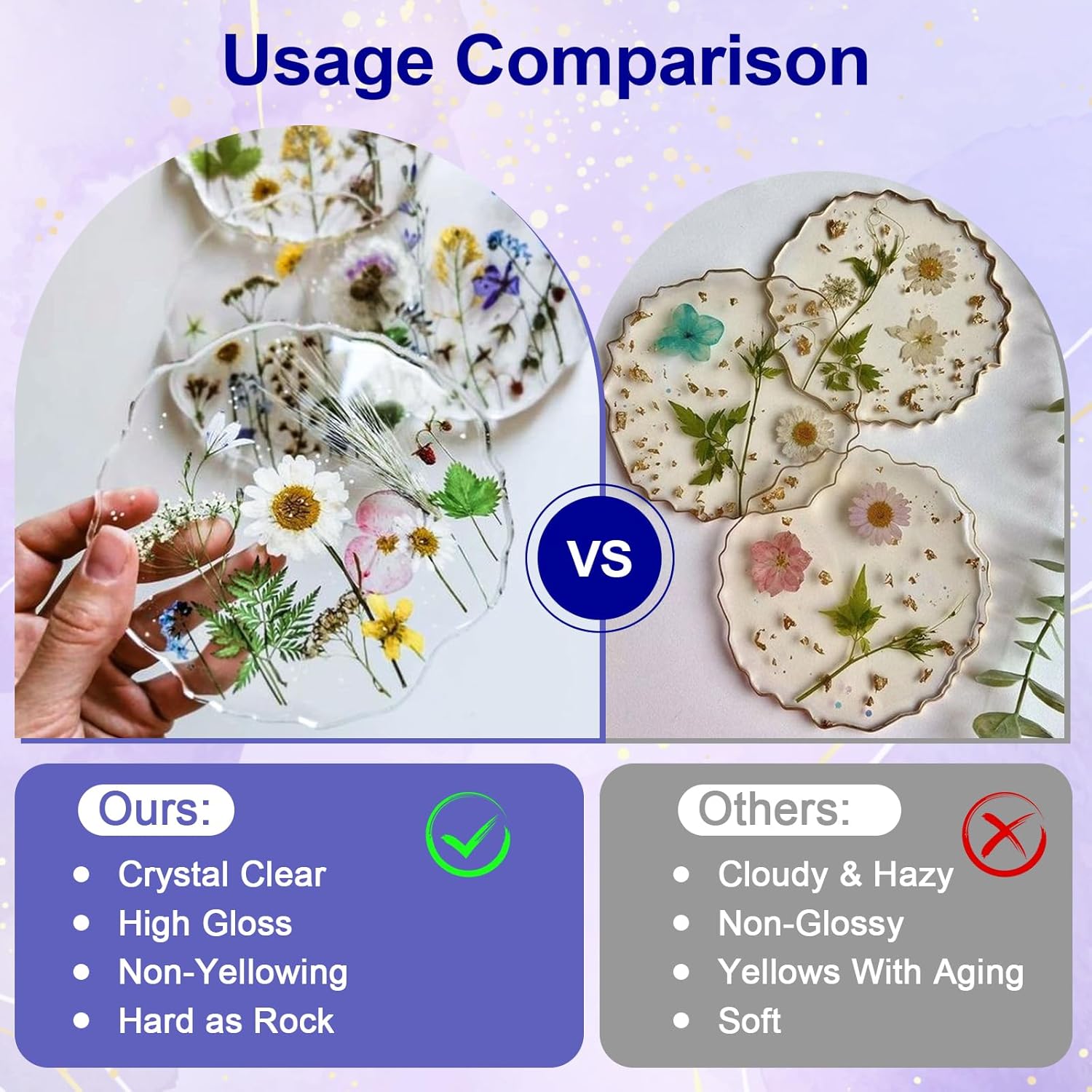 Clear Epoxy Resin AB Glue Hard - Art Craft Glue บทวิจารณ์และราคา