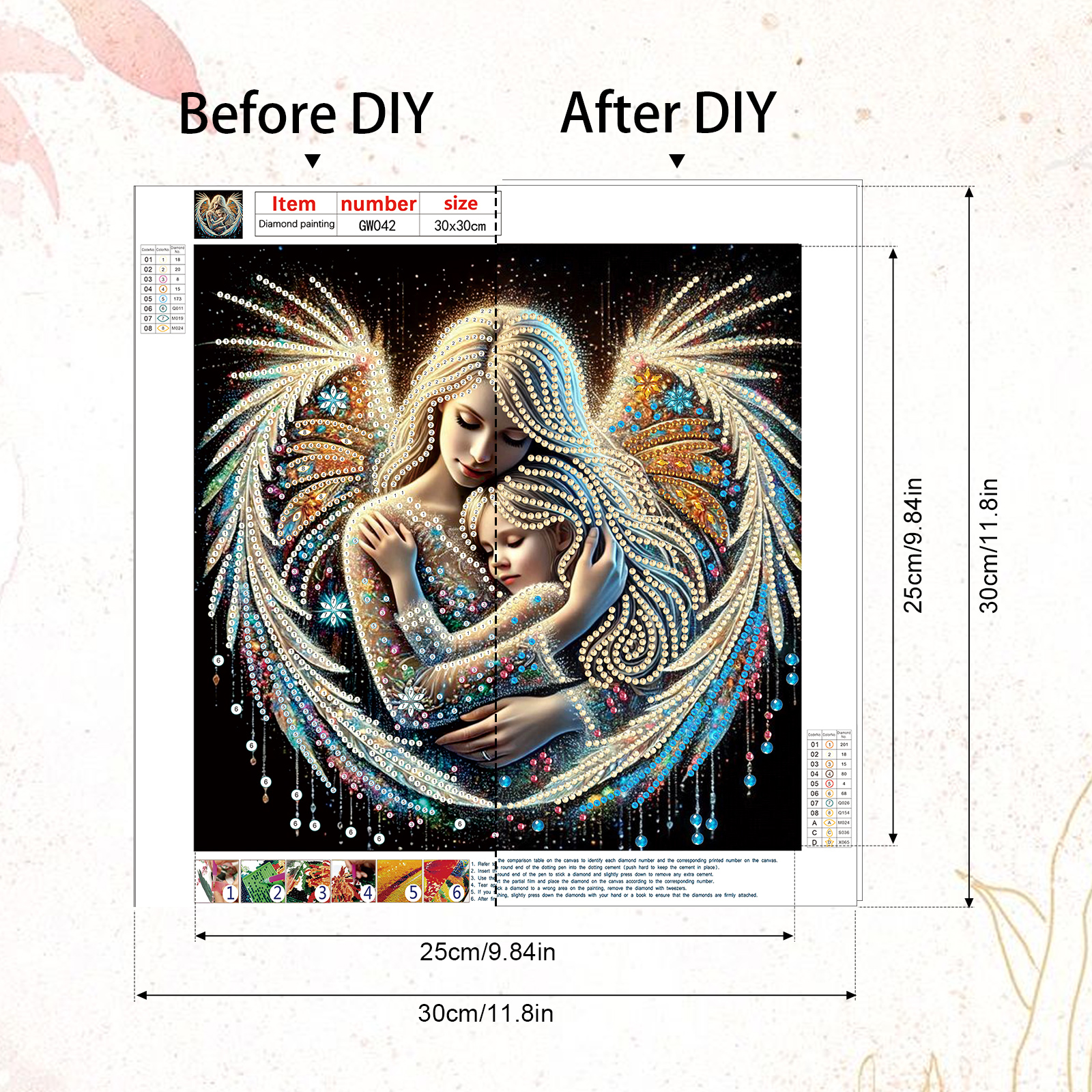 5D DIY Diamond Painting Kit An - Art Craft Home บทวิจารณ์และราคา
