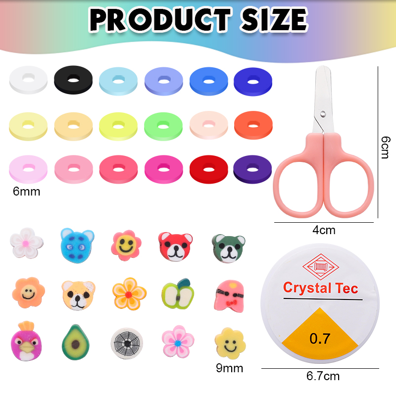 Clay Beads Bracelet Making Kit - Letter S Art Craft บทวิจารณ์และราคา