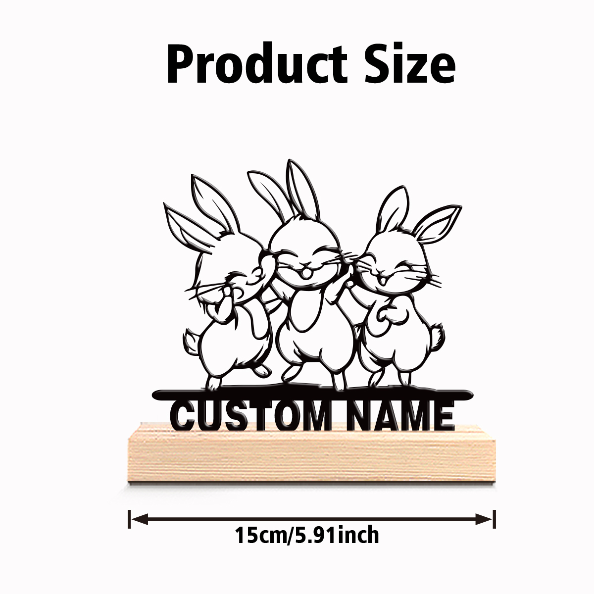 1pc Modern Rabbit Customized T - Art Craft Rabbit บทวิจารณ์และราคา