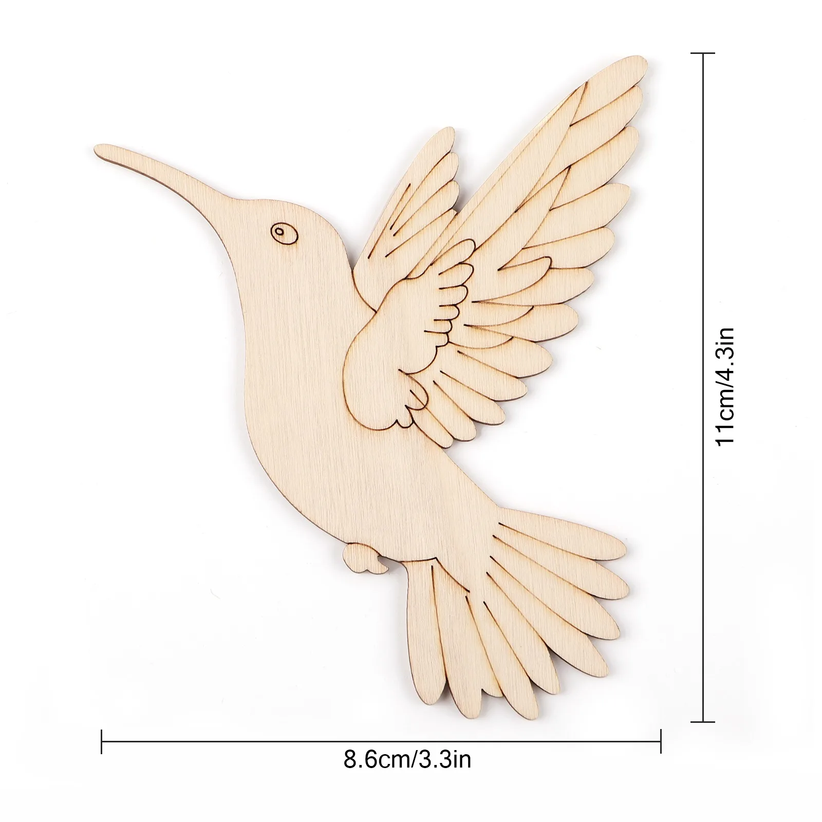 10pcs Unfinished Wood Animal B - Art Craft Home บทวิจารณ์และราคา