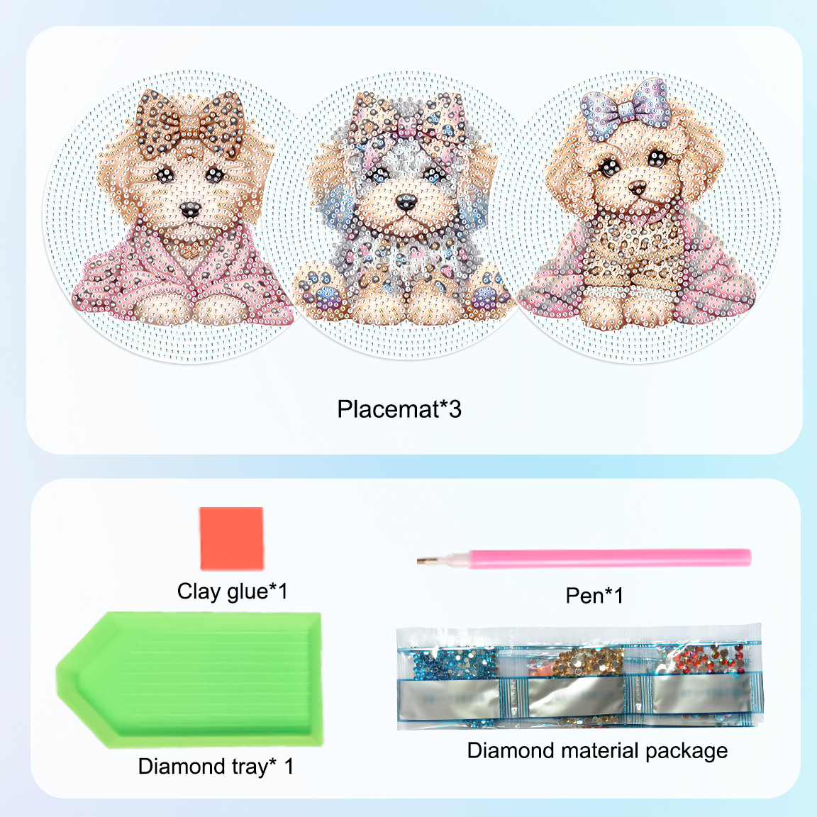 3Pcs Diamond Art Painting Plac - Art Craft Home บทวิจารณ์และราคา