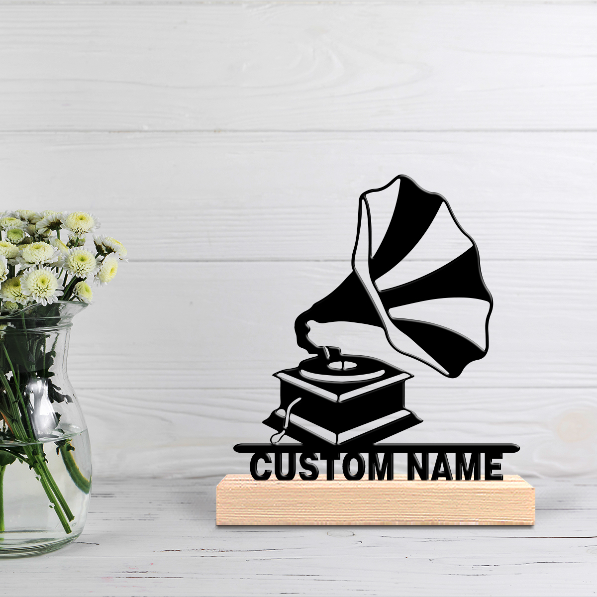 1pc Creative Gramophone Custom - Letter S Art Craft บทวิจารณ์และราคา