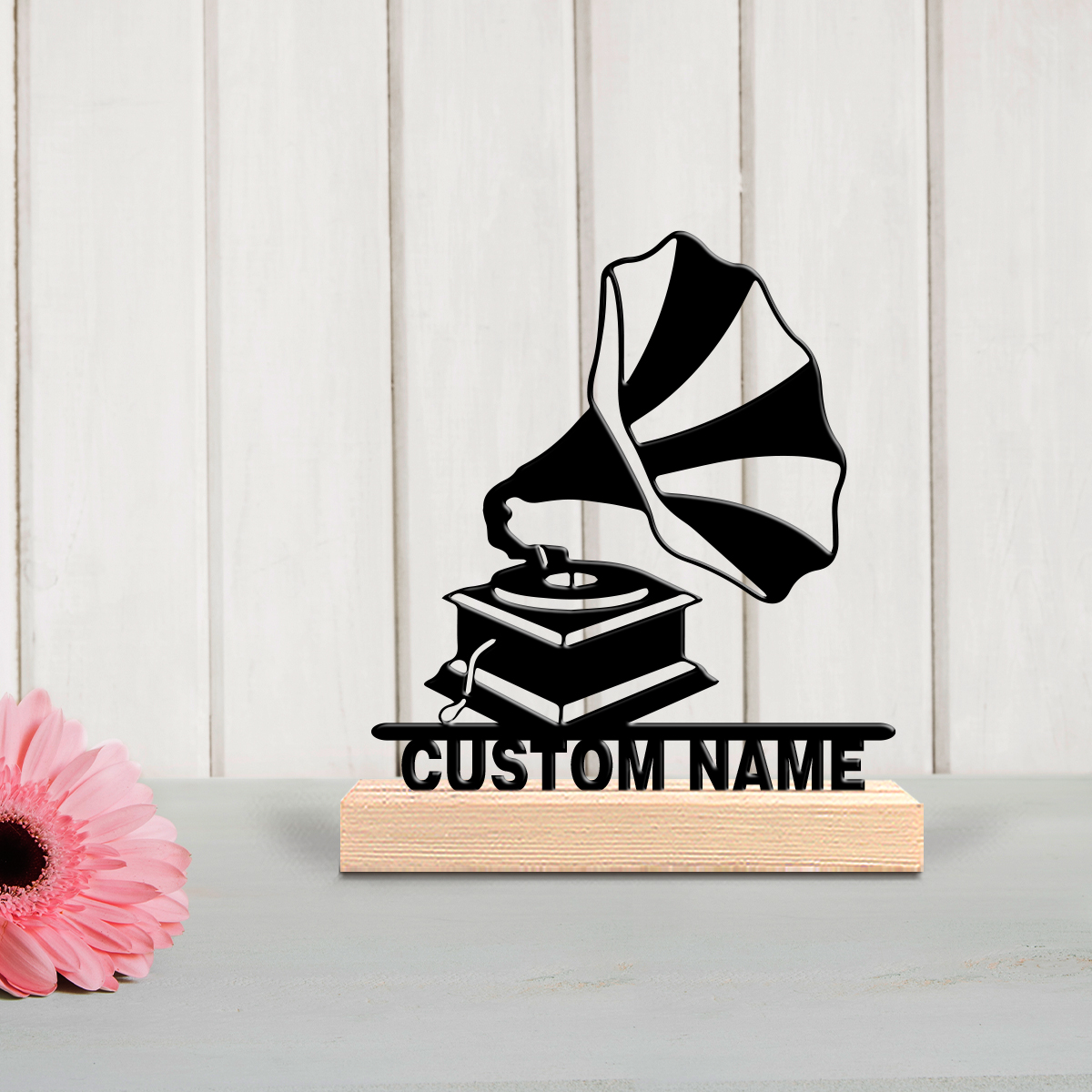 1pc Creative Gramophone Custom - Letter S Art Craft บทวิจารณ์และราคา