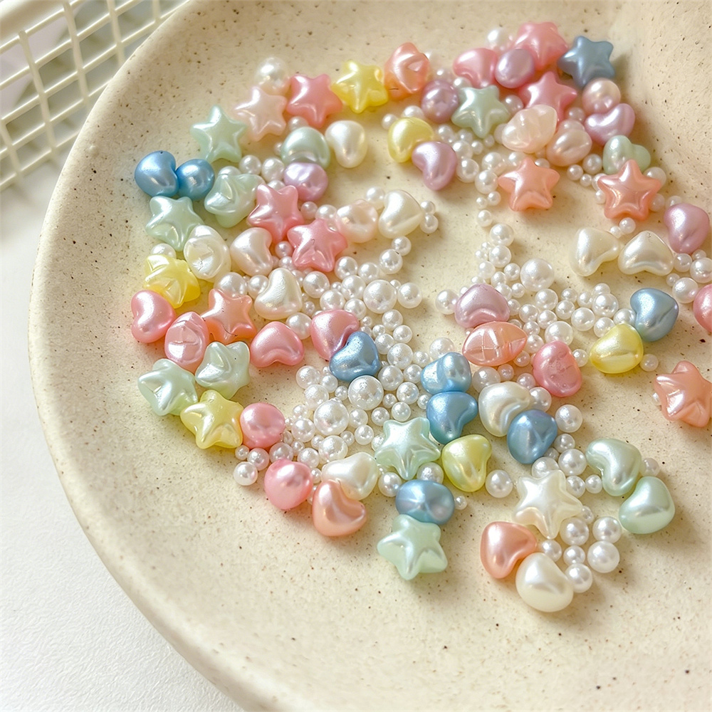 50pcs Macaron Shimmer Star Hea - Art Craft Love บทวิจารณ์และราคา