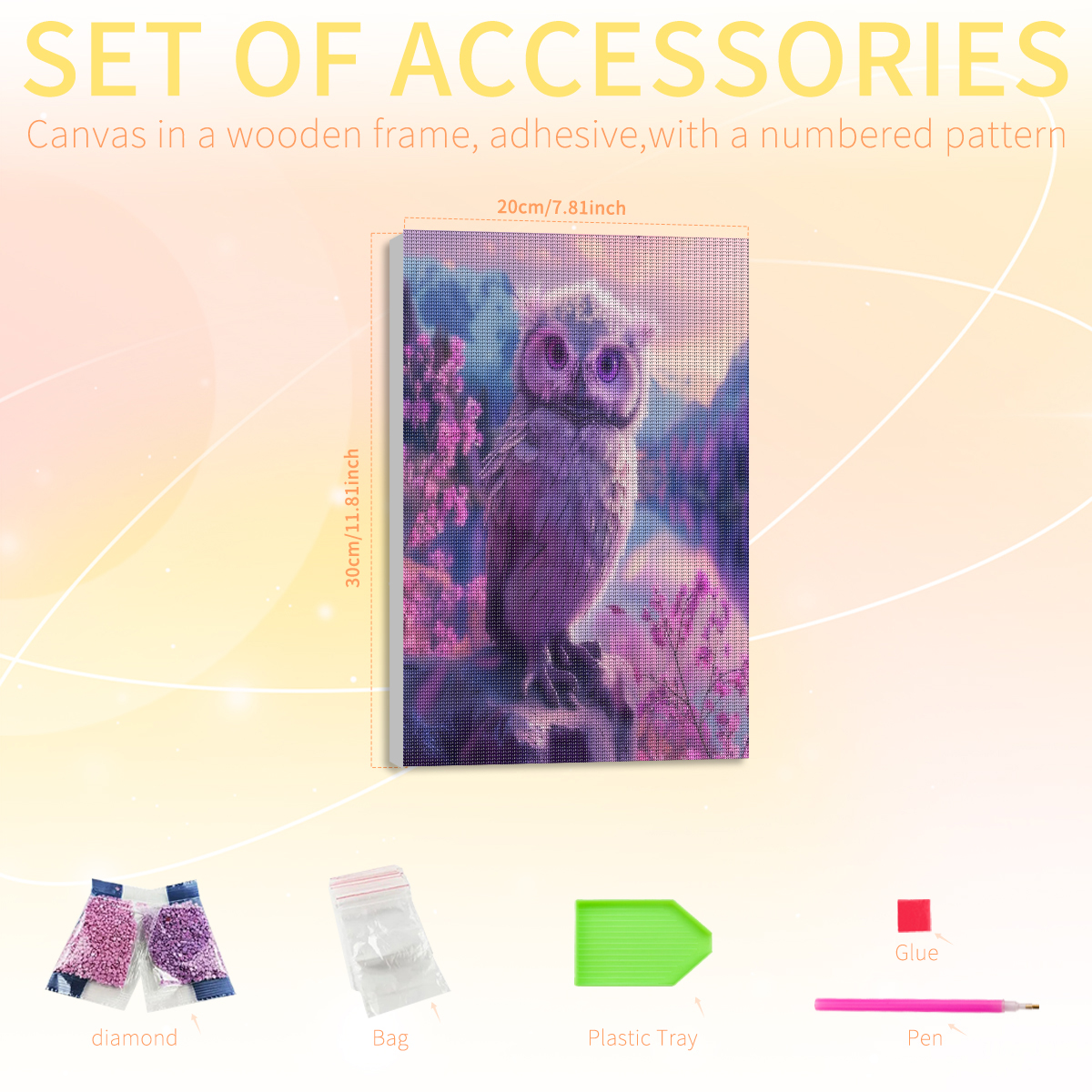 PhotoCustom Framed Owl Diamond - Art Craft Ideas With Paper บทวิจารณ์และราคา