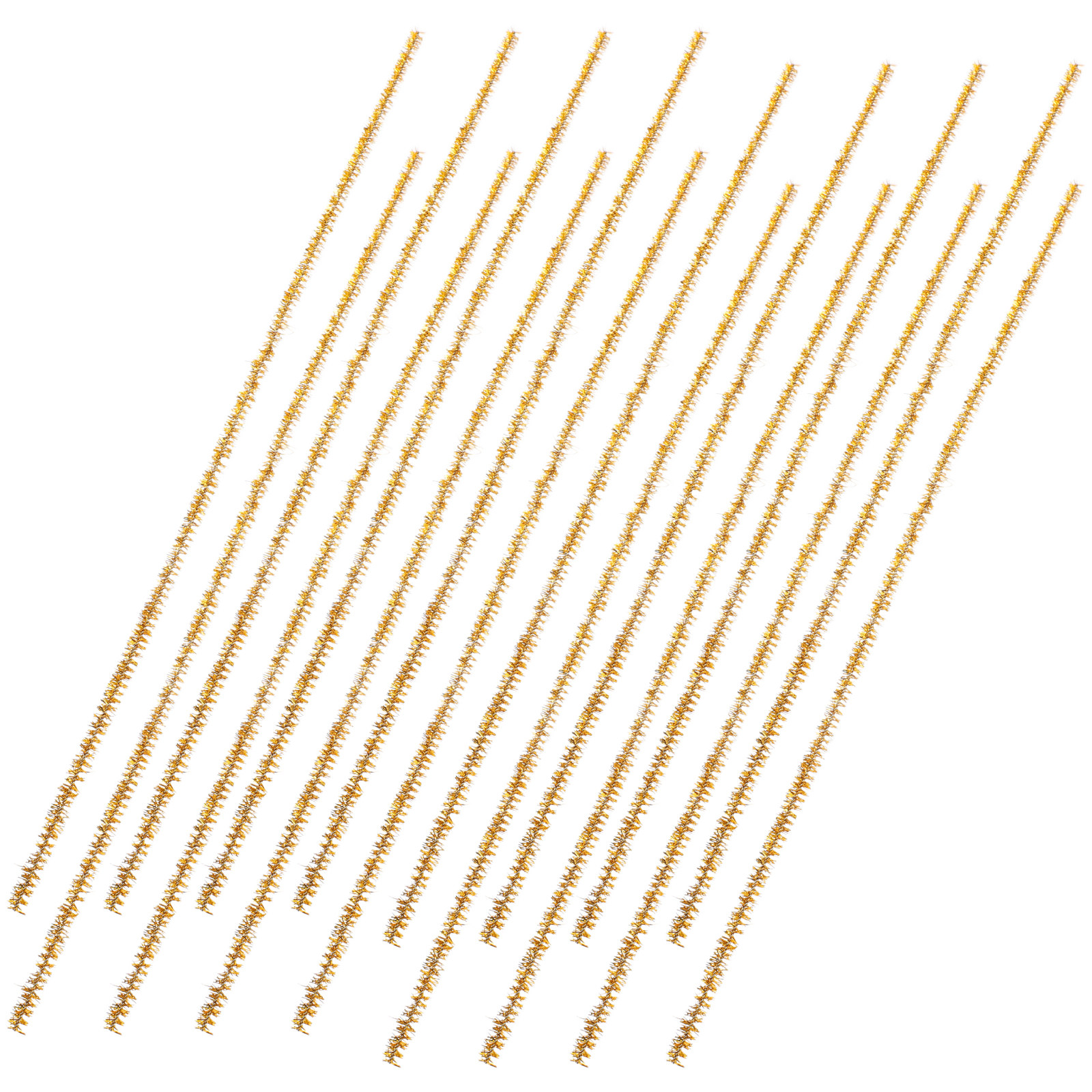 100Pcs Shiny Gold Glitter Pipe - Art Craft Project บทวิจารณ์และราคา