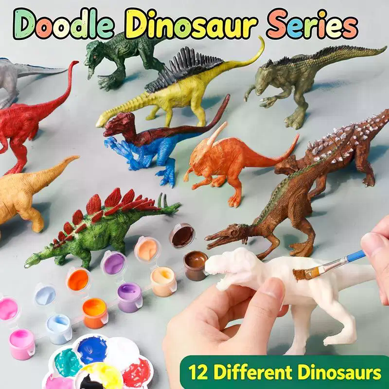 Dinosaur White Embryo Toy Set  - Dinosaur And Craft บทวิจารณ์และราคา