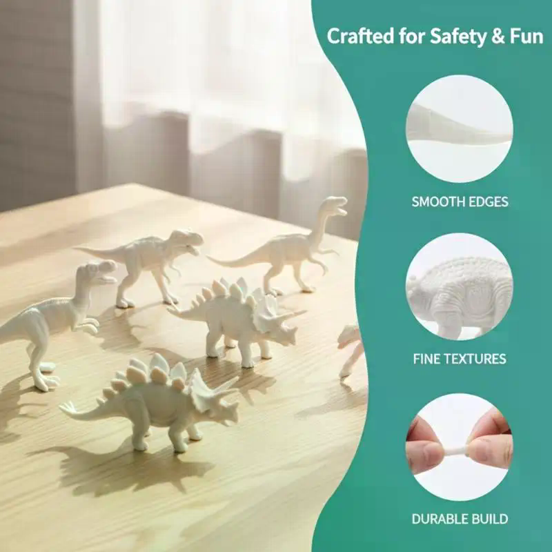 Dinosaur White Embryo Toy Set  - Dinosaur And Craft บทวิจารณ์และราคา