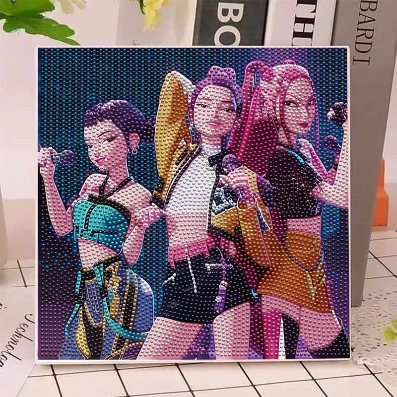 Anime Gilrs Lumi Mila Zoi K-po - Art Craft Home บทวิจารณ์และราคา