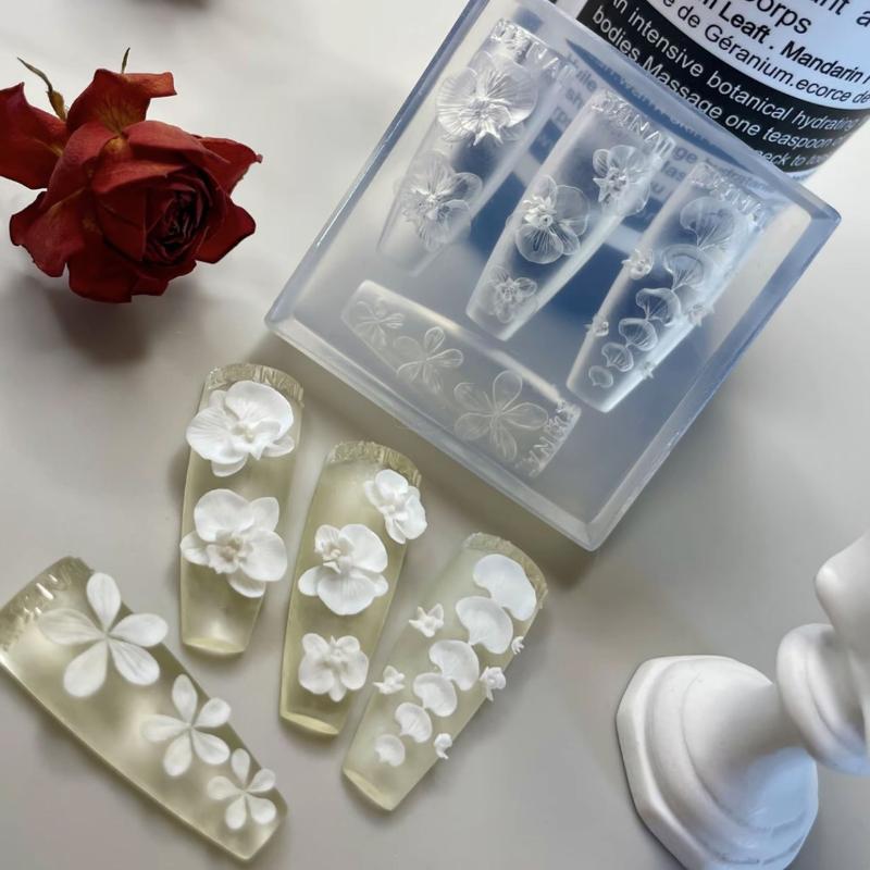 3D Transparent Silicone Nails  - Art Craft Template บทวิจารณ์และราคา
