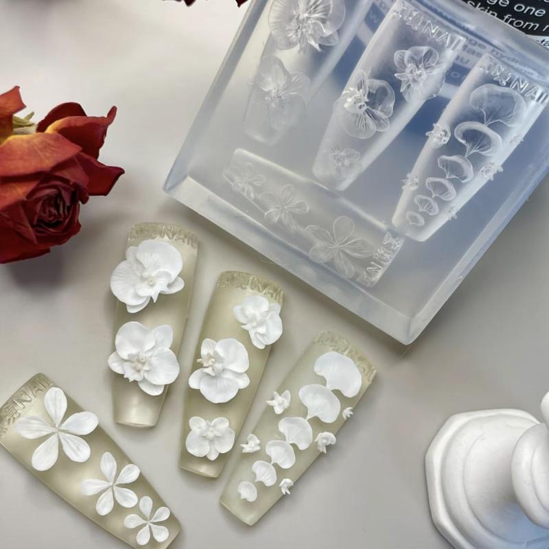 3D Transparent Silicone Nails  - Art Craft Template บทวิจารณ์และราคา