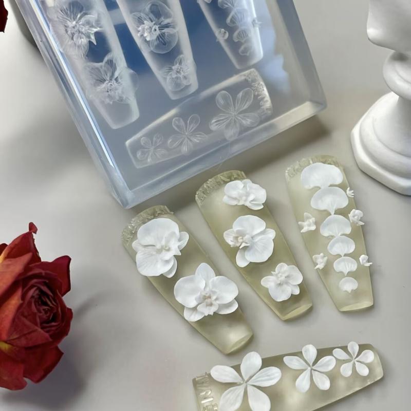 3D Transparent Silicone Nails  - Art Craft Template บทวิจารณ์และราคา