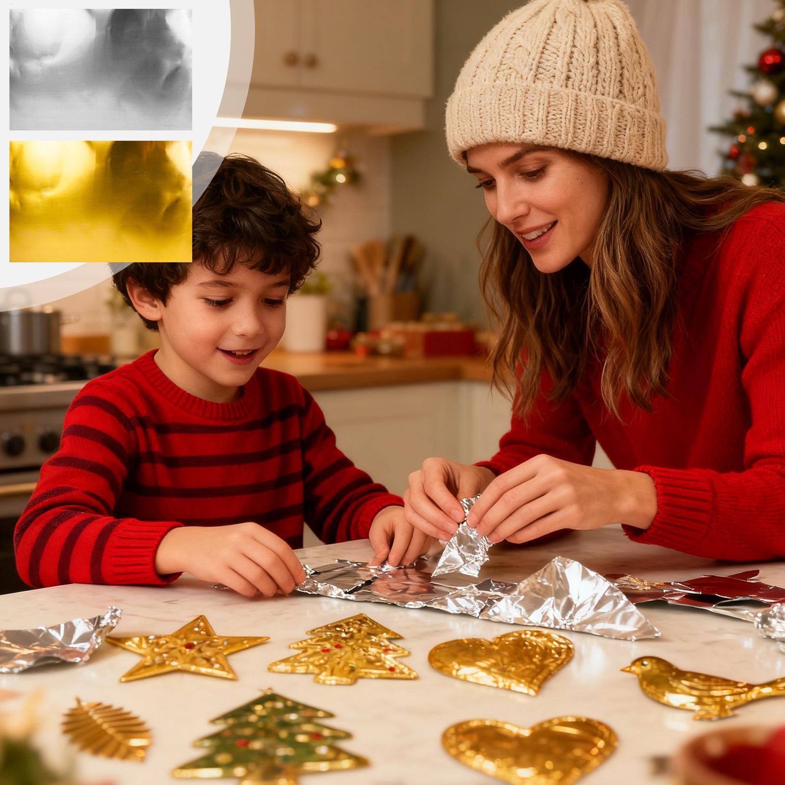 Aluminum Foil Craft Sheets 10  - Art Craft Project บทวิจารณ์และราคา