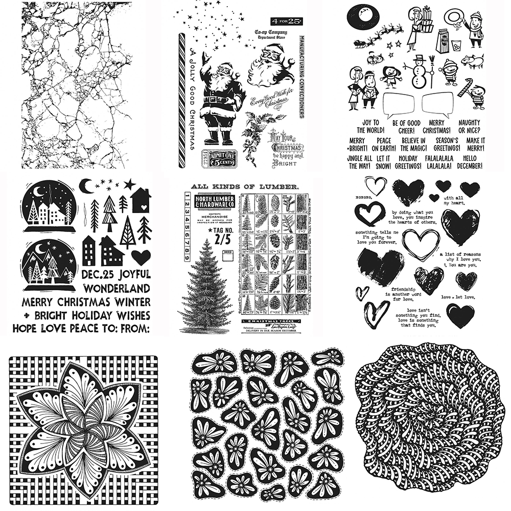 Chirstmas Tree Flower Clear St - Art Craft Template บทวิจารณ์และราคา
