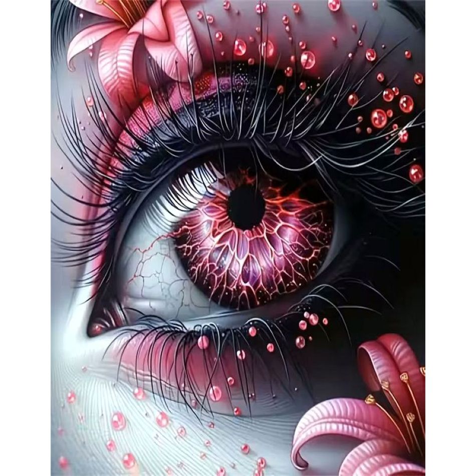 RUOPOTY Red Pupils Diamond Pai - Art Craft Ideas With Paper บทวิจารณ์และราคา