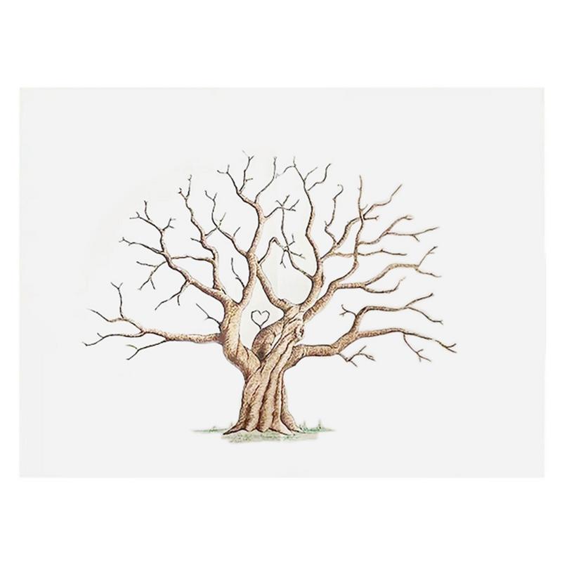 Wedding Fingerprint Tree Paint - Art Craft Love บทวิจารณ์และราคา