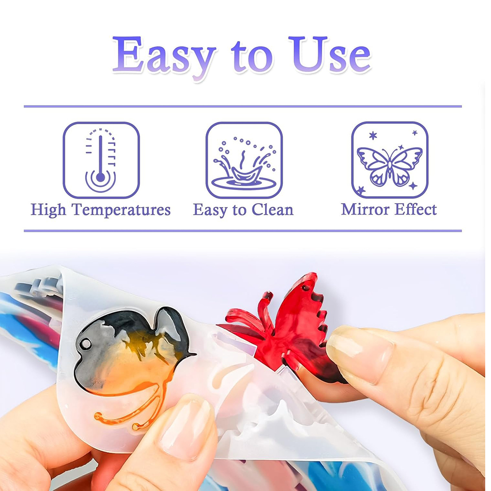 Resin Earring Molds Butterfly  - Art Craft Glue บทวิจารณ์และราคา