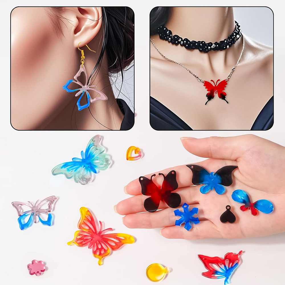 Resin Earring Molds Butterfly  - Art Craft Glue บทวิจารณ์และราคา