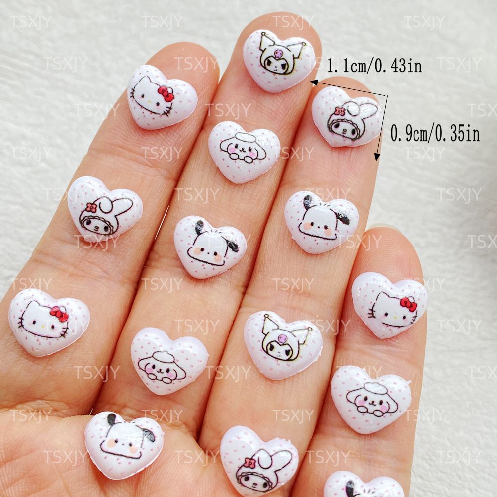 50PCS Mini Cartoon Heart Shape - Art Craft Rabbit บทวิจารณ์และราคา