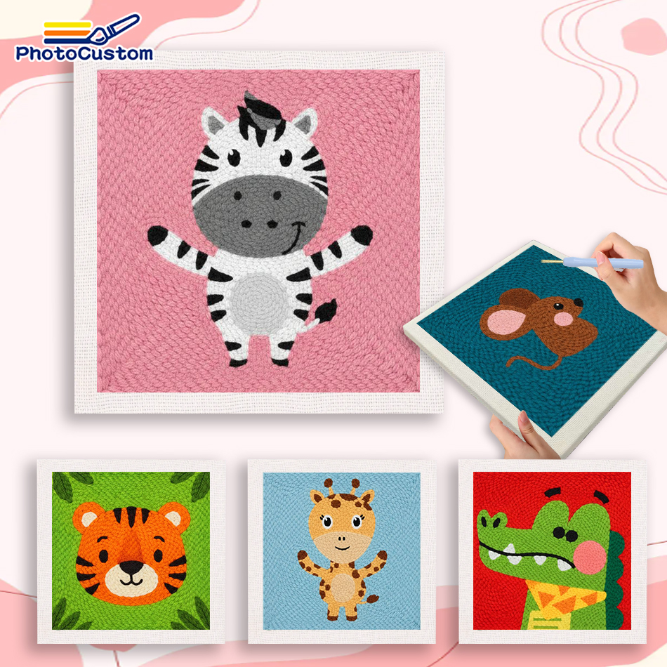 PhotoCustom Zebra Punch Needle - Art Craft Ideas With Paper บทวิจารณ์และราคา