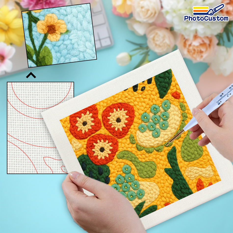 PhotoCustom Zebra Punch Needle - Art Craft Ideas With Paper บทวิจารณ์และราคา