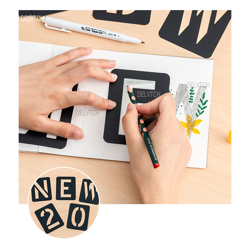 42Pcs Reusable Plastic Alphabe - Letter S Art Craft บทวิจารณ์และราคา