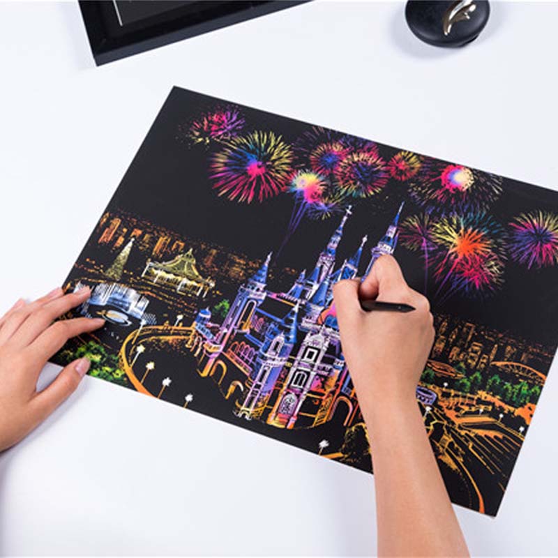 New Creative Magic Scratch Art - Art Craft Notebook บทวิจารณ์และราคา