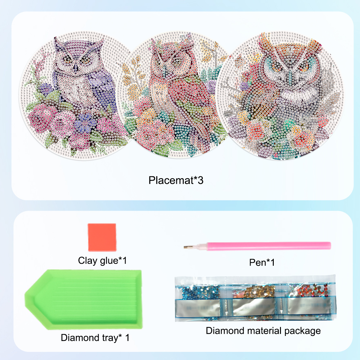 3Pcs Diamond Art Painting Plac - Art Craft Home บทวิจารณ์และราคา