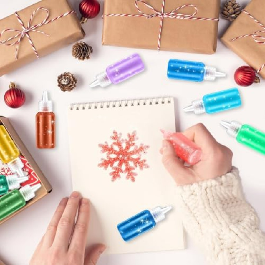 Glitter Glue Colors Washable A - Art Craft Glue บทวิจารณ์และราคา